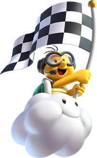 Artwork for Lakitu in Mario Kart World
