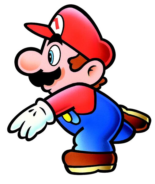 File:Mario throw SMA artwork.jpg