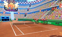 The Mario Stadium Clay Court in Mario Tennis Open