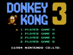 Thumbnail for "Title BGM" from Donkey Kong 3 for Nintendo Music
