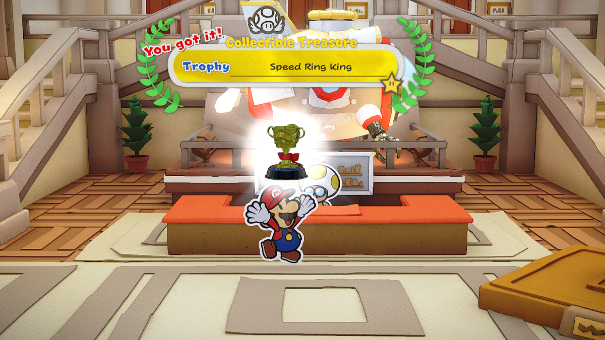File:PMTOK Toad Town (Trophies).png - Super Mario Wiki, the Mario ...