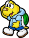 Artwork of Koops from Paper Mario: The Thousand-Year Door