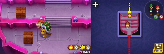 Blocks 96 and 97 in Peach's Castle of Mario & Luigi: Bowser's Inside Story + Bowser Jr.'s Journey.