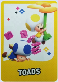 One of the Super Mario Bros. Wonder Trading Cards.
