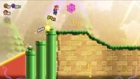 The second 10-flower coin in The Semifinal Test Piranha Plant Reprise in Super Mario Bros. Wonder