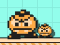 A Hefty Goombrat in the Super Mario Bros. 3 style in Super Mario Maker 2