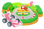 Icon for Roll 'em Raceway in Super Mario Party Jamboree