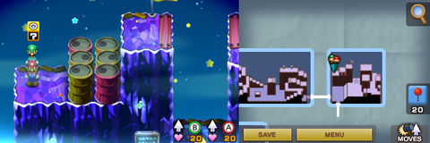 Tenth block in Stardust Fields of Mario & Luigi: Superstar Saga + Bowser's Minions.