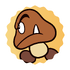 Sticker of Goomba from Mario Party Superstars