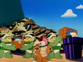 They are dumping trash to somewhere else
