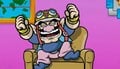 Wario yawning boredly