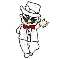 An amiibo drawing in WarioWare Gold