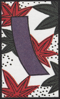 Second card of October in the Club Nintendo Hanafuda deck.