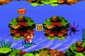 The letter G's location in the Game Boy Advance version