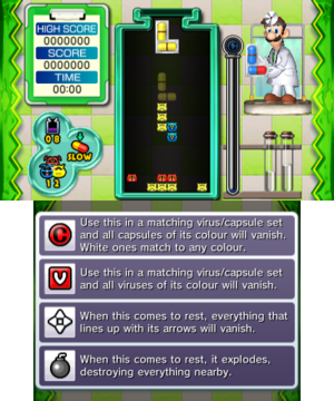 Beginner Stage 6 of Miracle Cure Laboratory in Dr. Mario: Miracle Cure