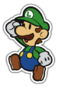 Luigi - Mario's follower at Mushroom Island and Peach's Castle