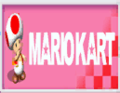 A Mario Kart trackside banner from Mario Kart: Double Dash!!