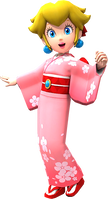 Peach (Kimono) from Mario Kart Tour