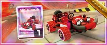 Red Offroader from the Spotlight Shop in the 2023 Bowser Tour in Mario Kart Tour