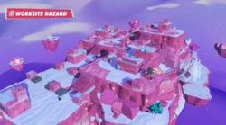 An example of the Worksite Hazard battle in Mario + Rabbids Sparks of Hope
