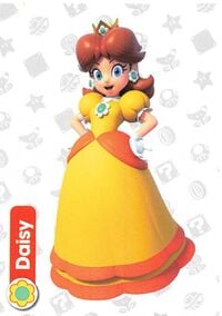Daisy character card from the Super Mario Trading Card Collection