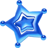 Artwork of a Pull Star from Super Mario Galaxy 2.