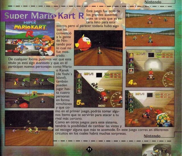 File:SMKR Spanish magazine blurb.jpg - Super Mario Wiki, the Mario