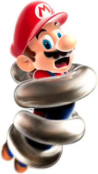 Spring Mario artwork from Super Mario Galaxy