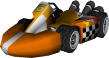 The model for Princess Daisy's Standard Kart M from Mario Kart Wii