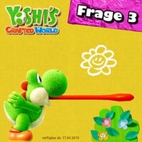 The thumbnail for question 3 of Yoshi's Crafted World: Das Quiz.