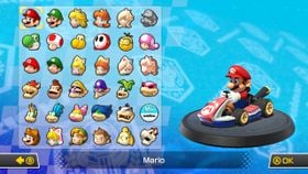 Super mario kart on sale 8 wii