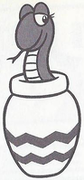 A Cobrat from Super Mario Bros. 2.