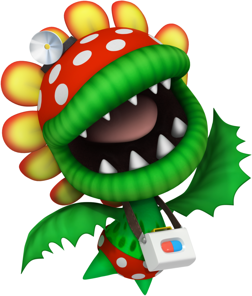 File:DMW Petey Piranha Solo Art.png - Super Mario Wiki, the Mario ...