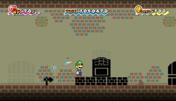 Third and fourth treasure chests in Flipside Pit of 100 Trials of Super Paper Mario.
