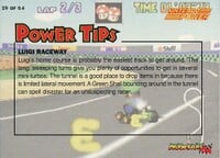 One of the Mario Kart 64 Collectible Trading Cards.