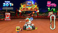 Don-chan racing in Bon Dance Street with his Standard Kart