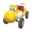 The Yellow Turbo Yoshi from Mario Kart Tour