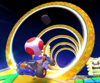 Thumbnail of the Rosalina Cup challenge from the Mario Bros. Tour; a Ring Race challenge set on SNES Rainbow Road