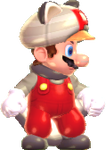 3D render of Power Squirrel Mario