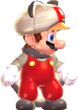 3D render of Power Squirrel Mario