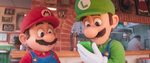 Mario and Luigi receiving a call from their first customer