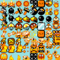 Some early enemy sprites