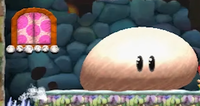 The lone Slime from Yoshi's New Island's mini 'boss room' in World 6-4.