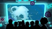 A glitch changing the giant nose's color