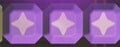 A row of purple Wonder Blocks