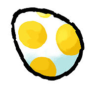 A Yellow Egg from Yoshi's Island DS