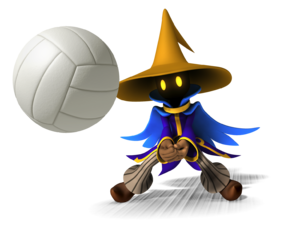 Artwork of Black Mage from Mario Sports Mix