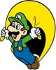 Artwork of Cape Luigi for Super Mario World