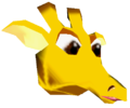 Giraffe head (unused)