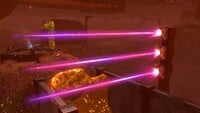 Three lasers in Donkey Kong Bananza